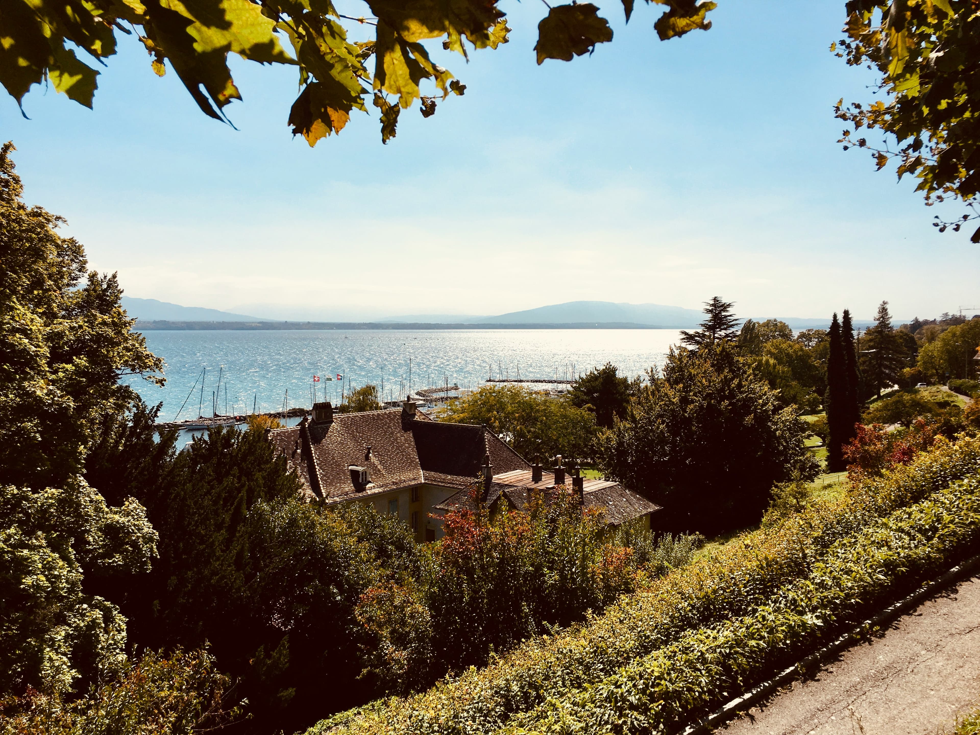 Nyon — Vue sur le lac Léman